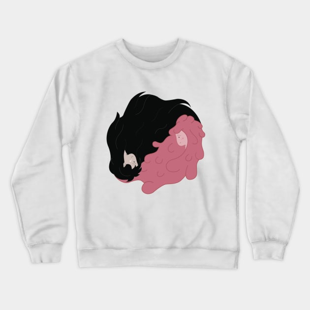 Marceline and Bubblegum Crewneck Sweatshirt by BrainDrainOnly